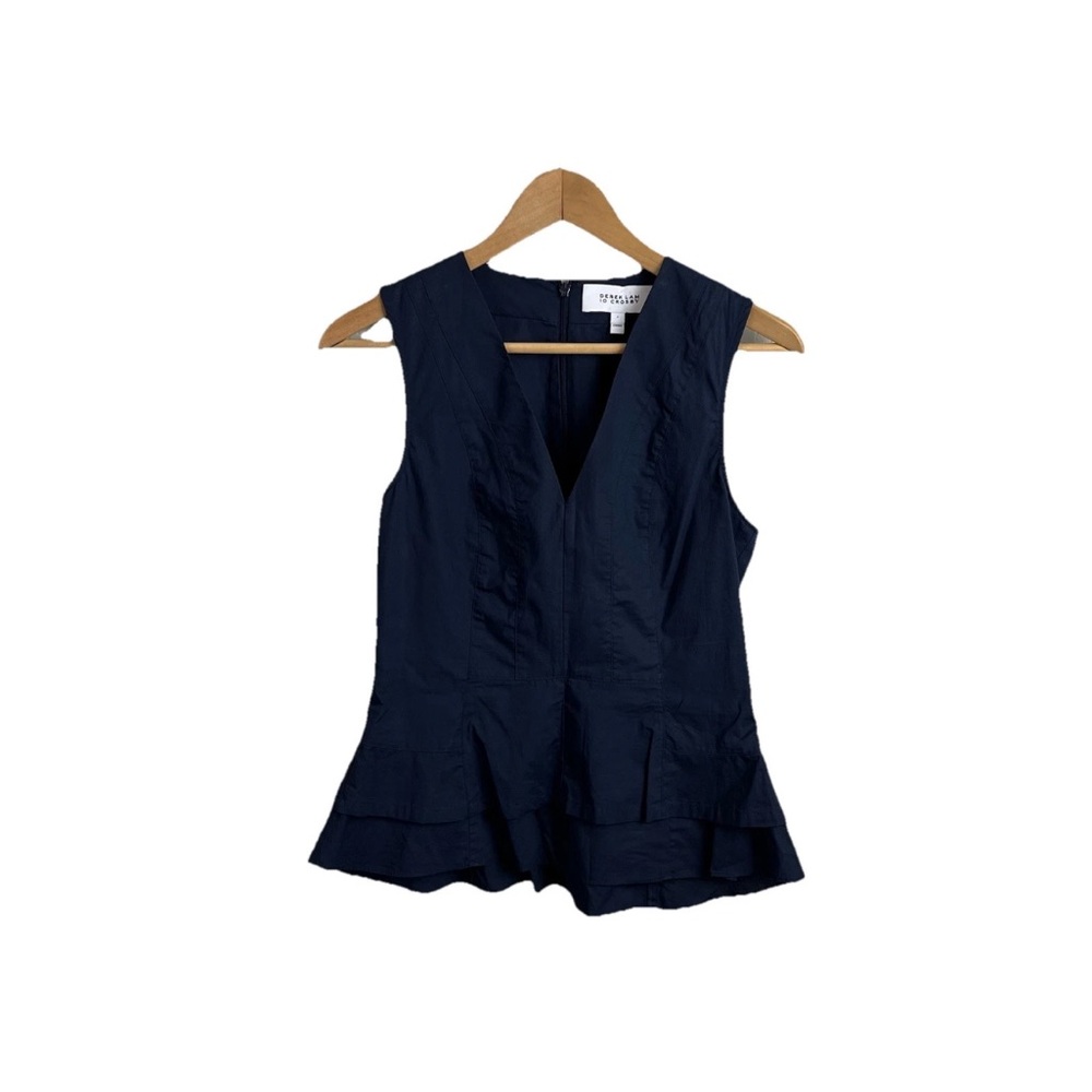 Derek Lam 10 Crosby Top Peplum Tank Top